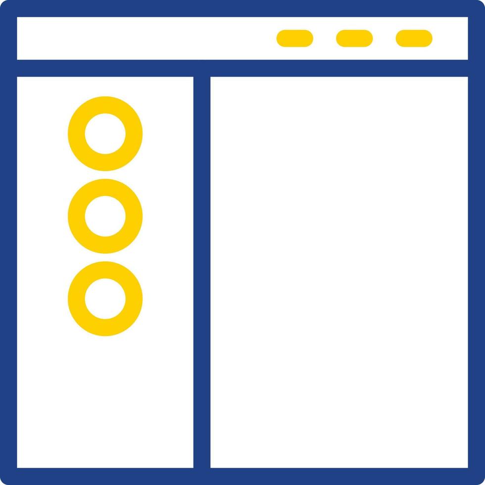 Sidebar Vector Icon Design 15321017 Vector Art at Vecteezy