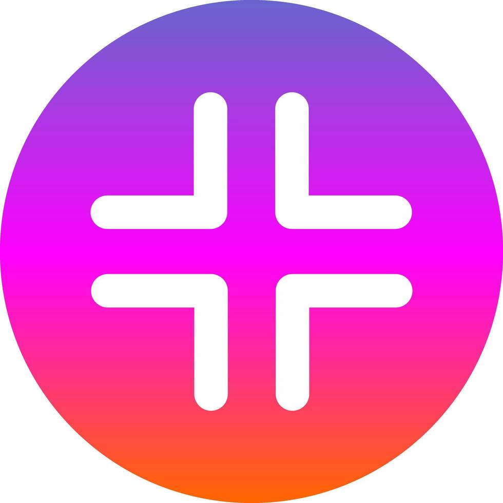 Minimize Vector Icon Design