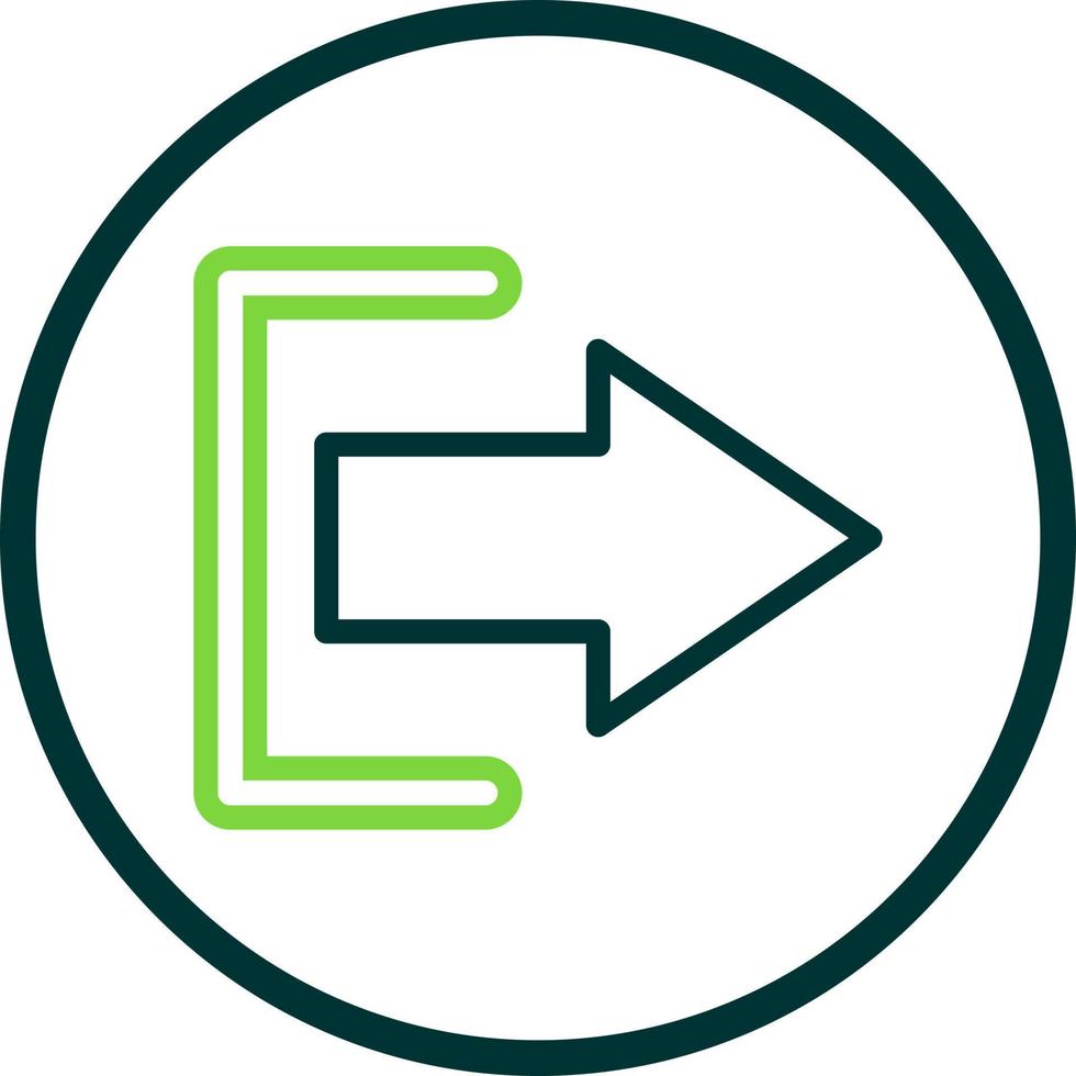 Log Out Vector Icon Design