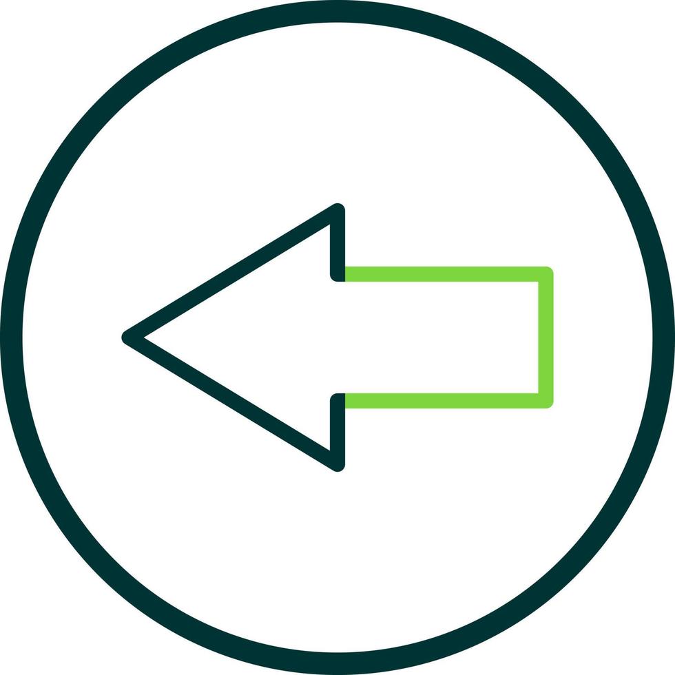 Left Vector Icon Design