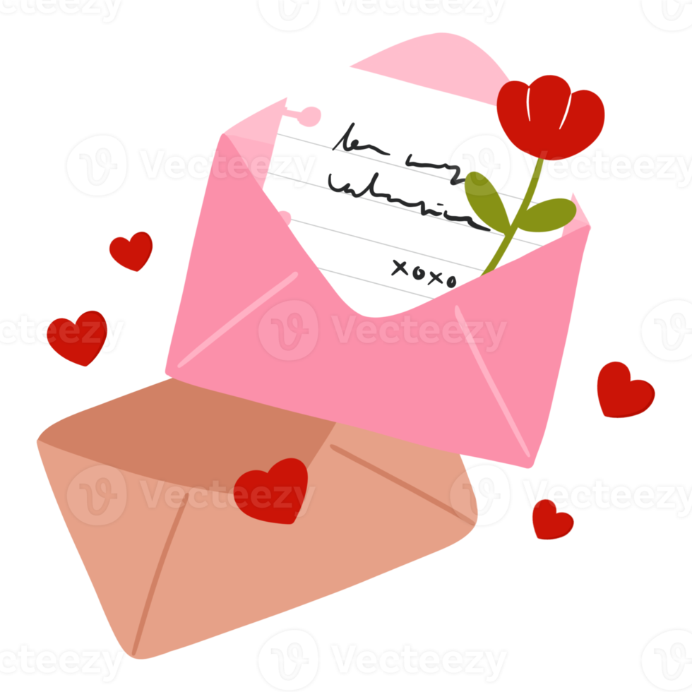 Love Letter Hand Drawn png