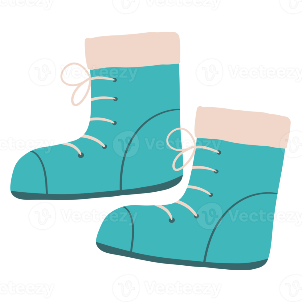 Winter Shoes Hand Drawn png