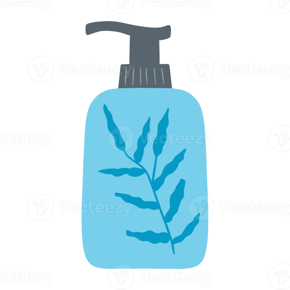 Skincare Bottle Hand Drawn png