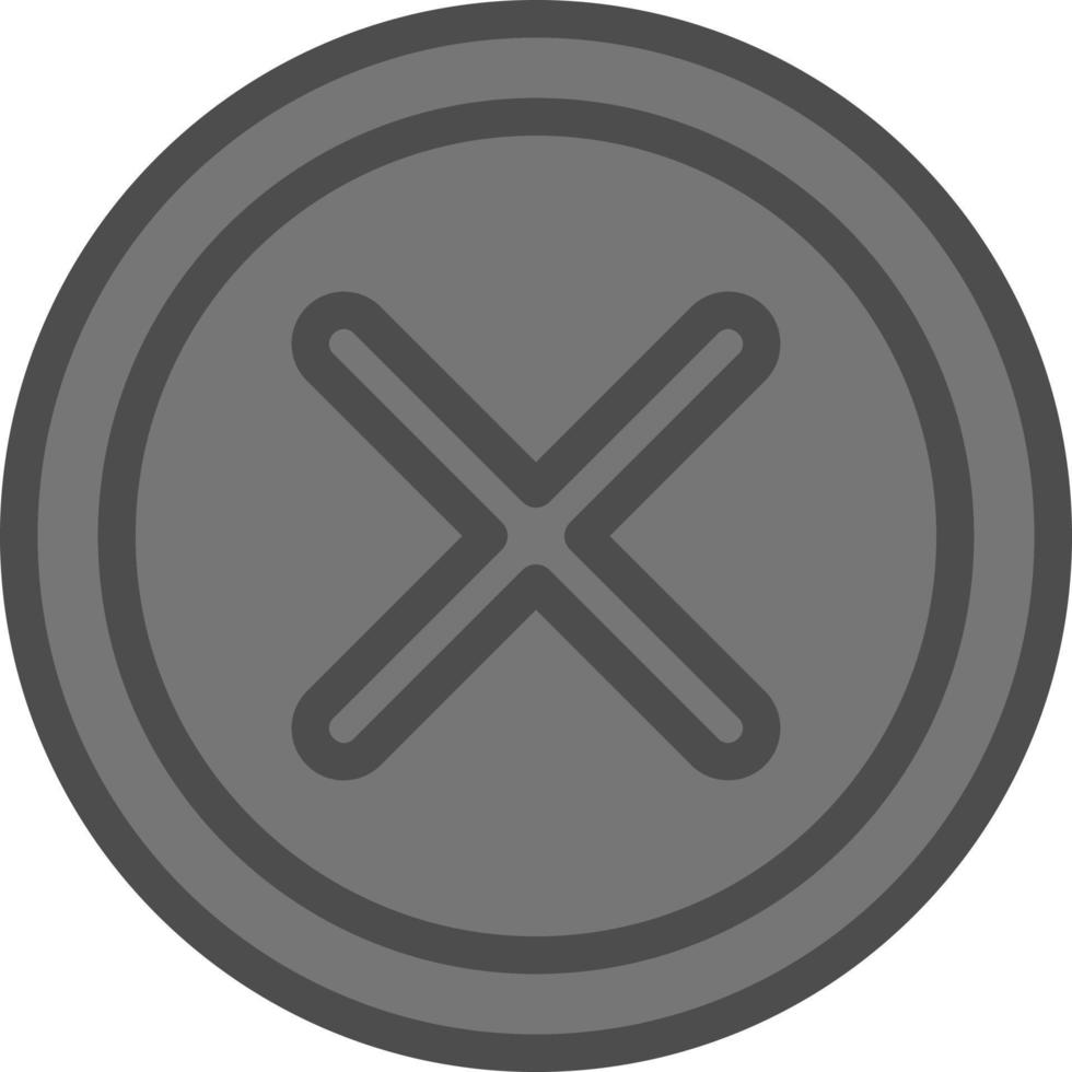Cross Vector Icon Design