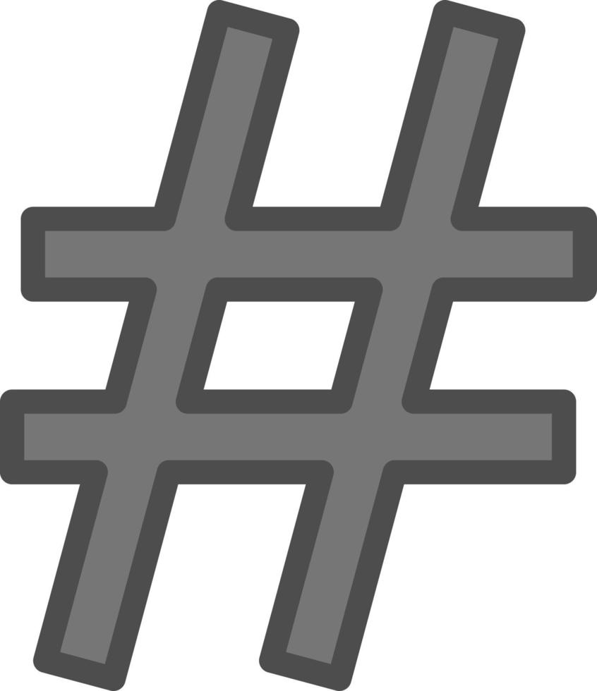 diseño de icono de vector de hash