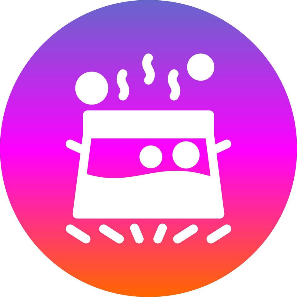 Water Boil Vector Icon Design