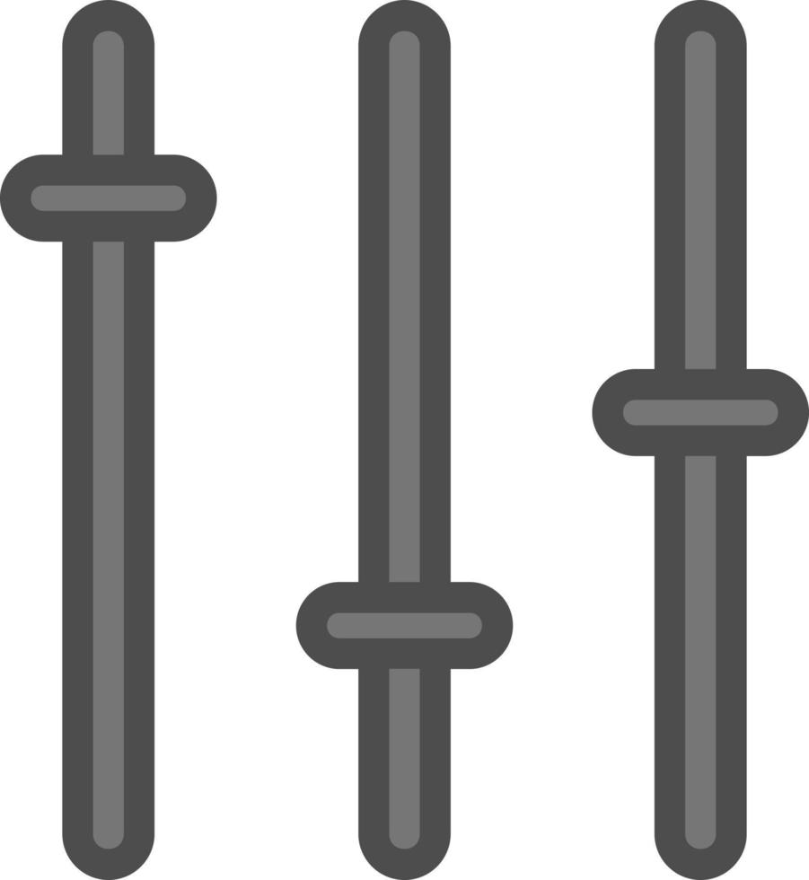 Sliders Vector Icon Design