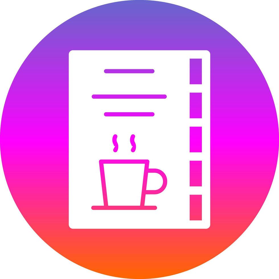 Coffee Card Vector Icon Design