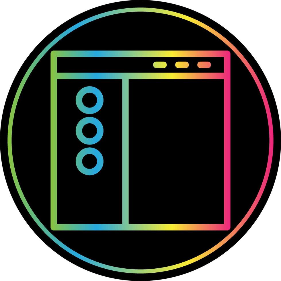 Sidebar Vector Icon Design 15322259 Vector Art at Vecteezy