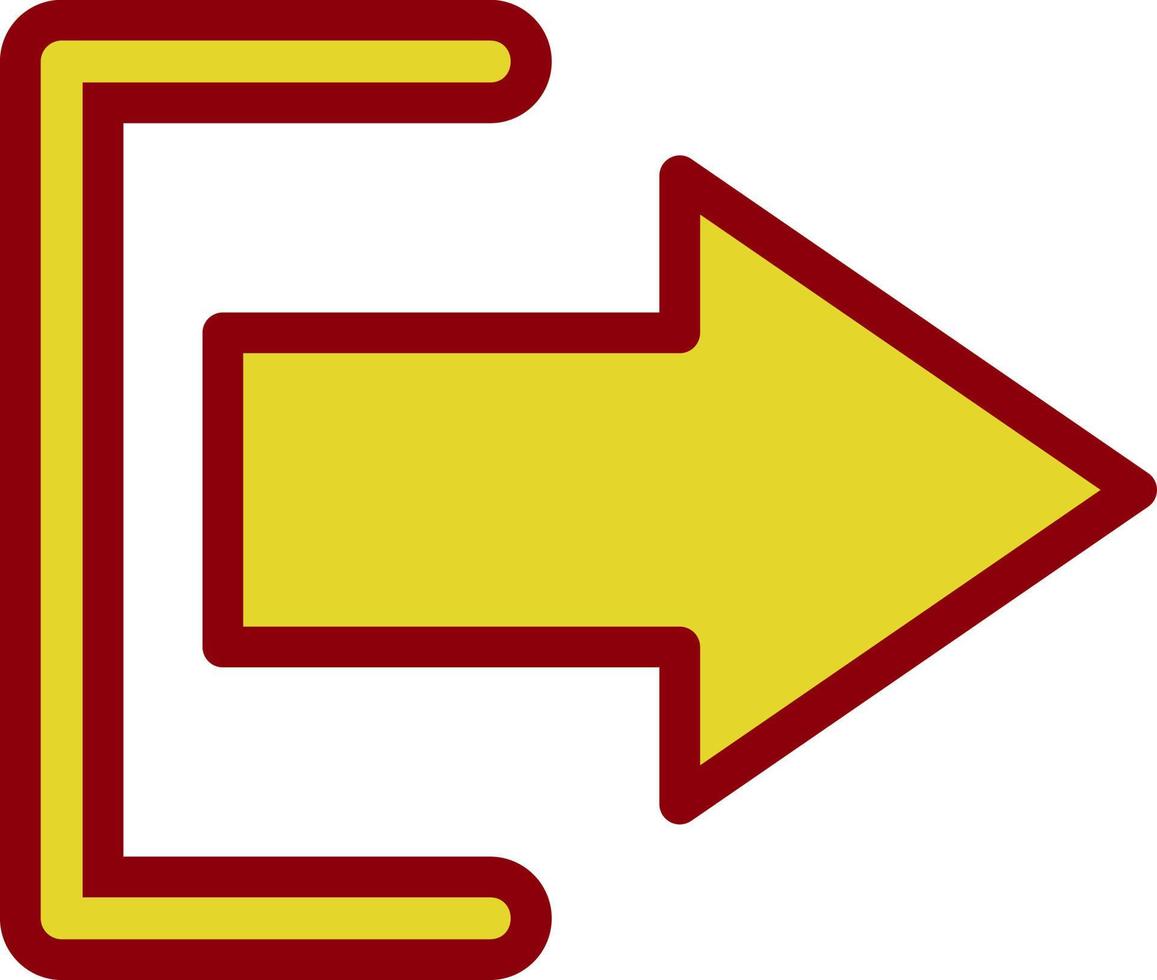 Log Out Vector Icon Design