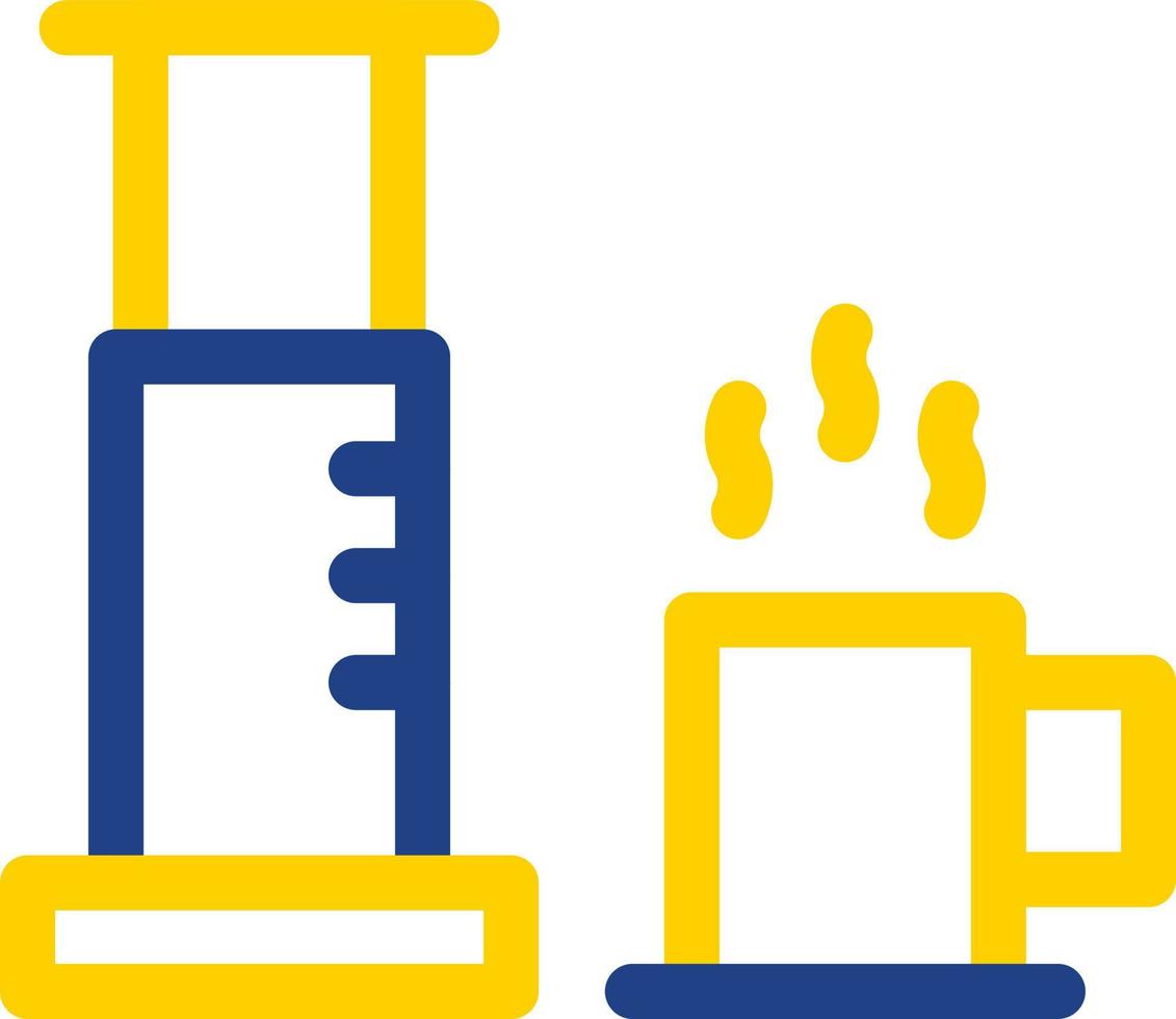 Aeropress Vector Icon Design