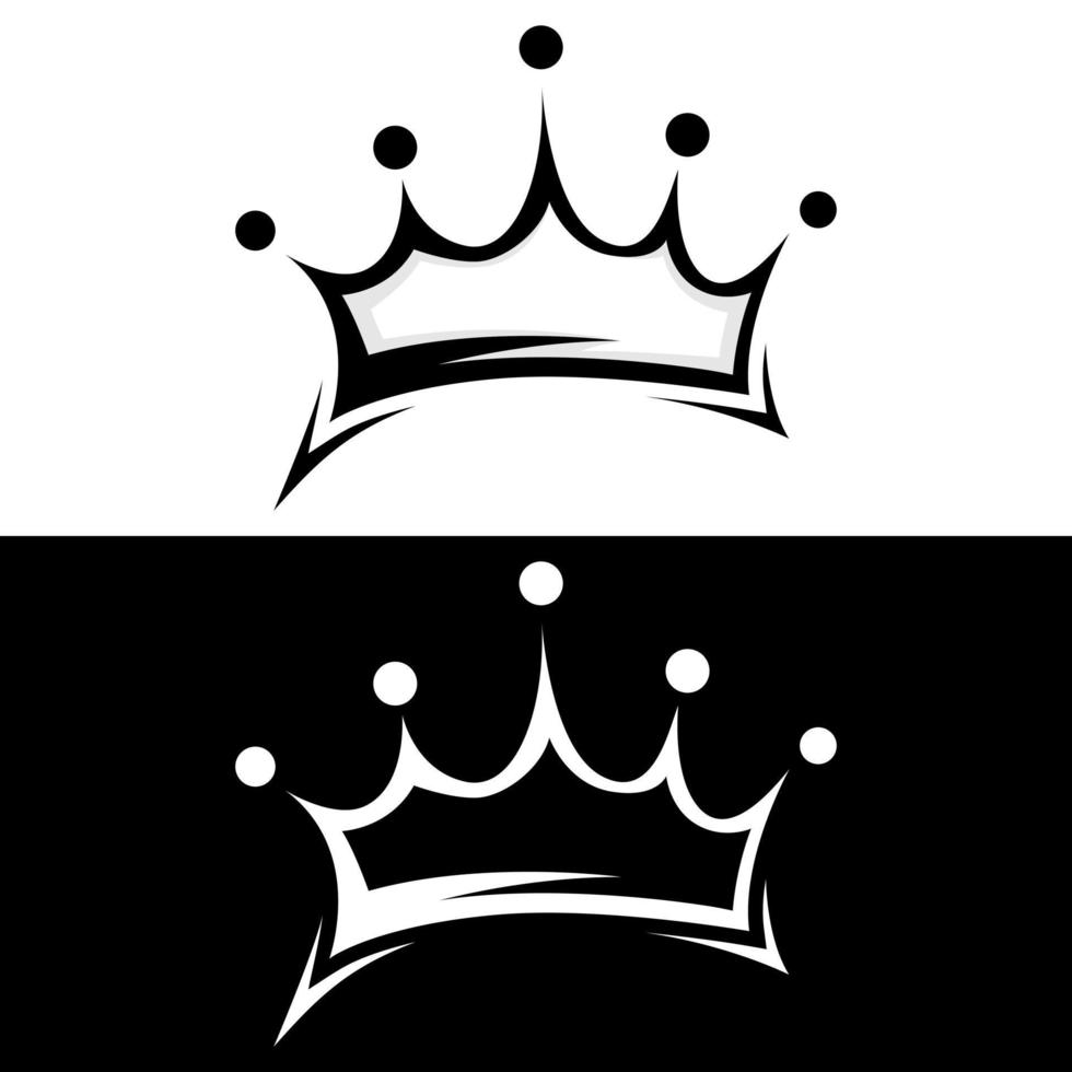 crown logo design vector