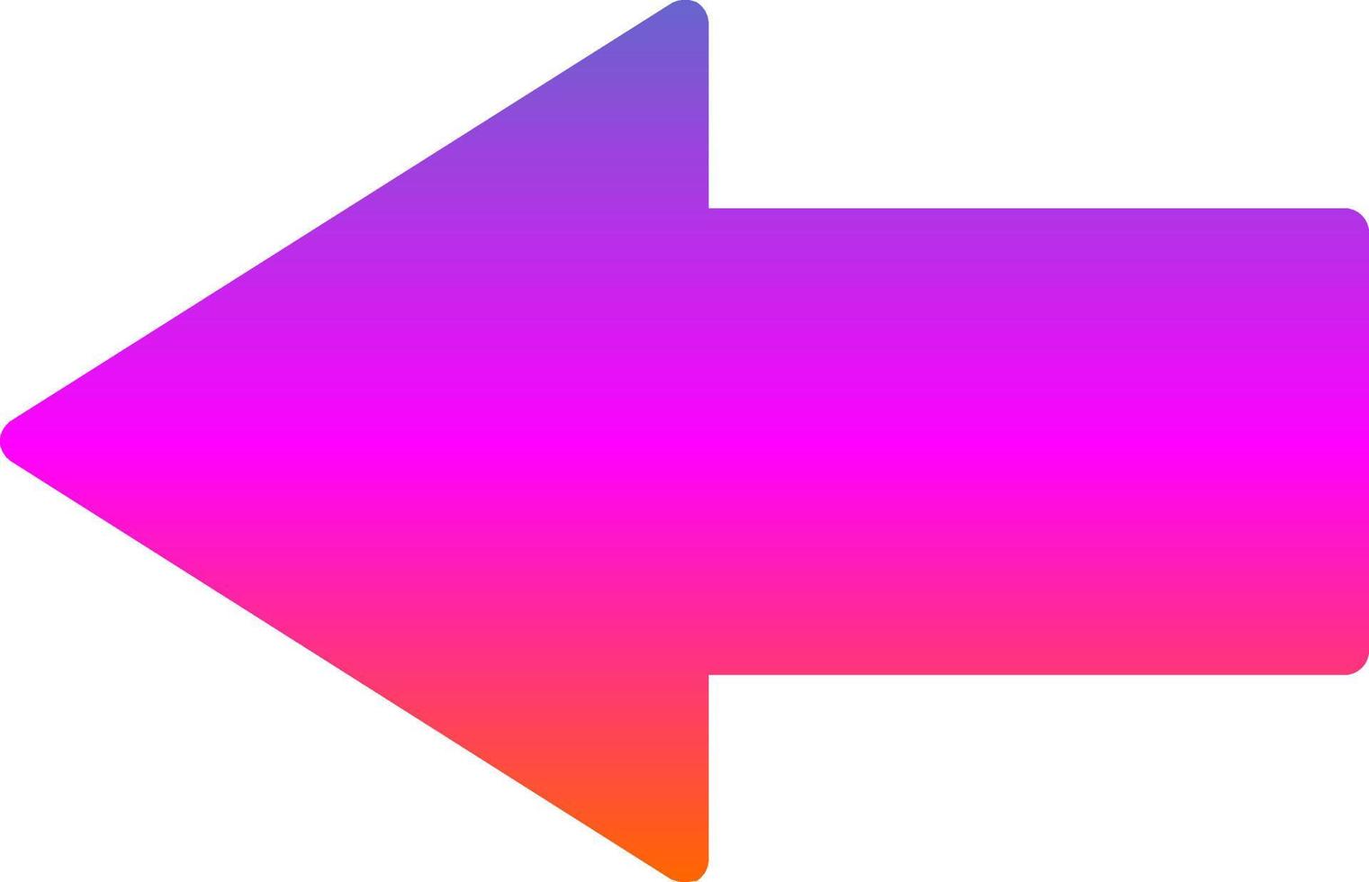 Left Vector Icon Design