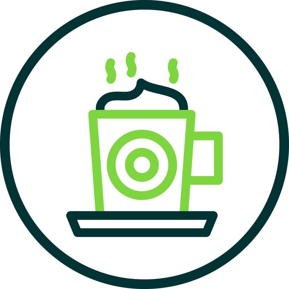 diseño de icono de vector de capuchino