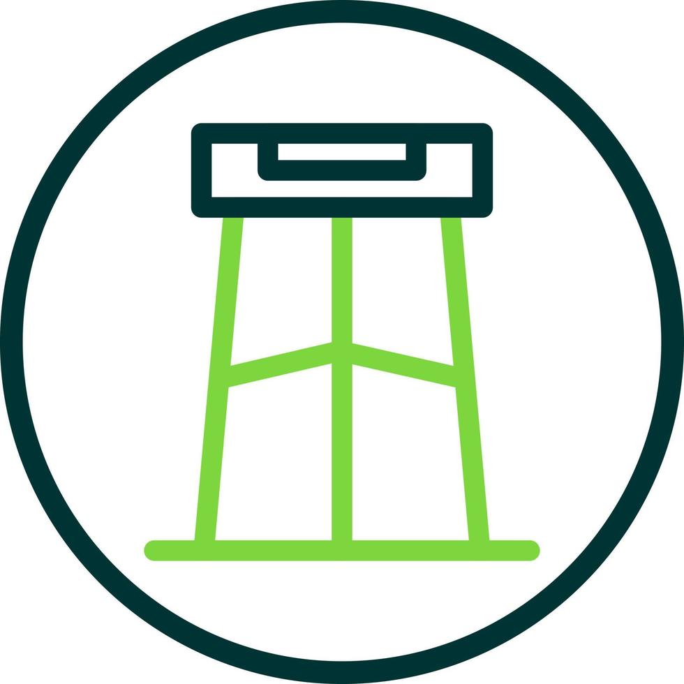 Bar Stool Vector Icon Design