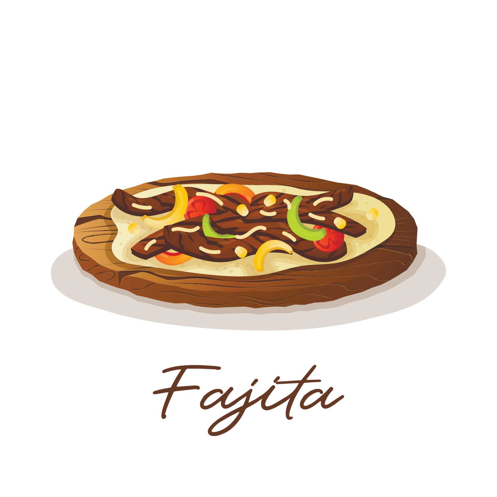 Mexican Dish Fajita Fried Meat With Vegetables And Cheese On A Wooden mexican-dish-fajita-fried-meat-with-vegetables-and-cheese-on-a-wooden