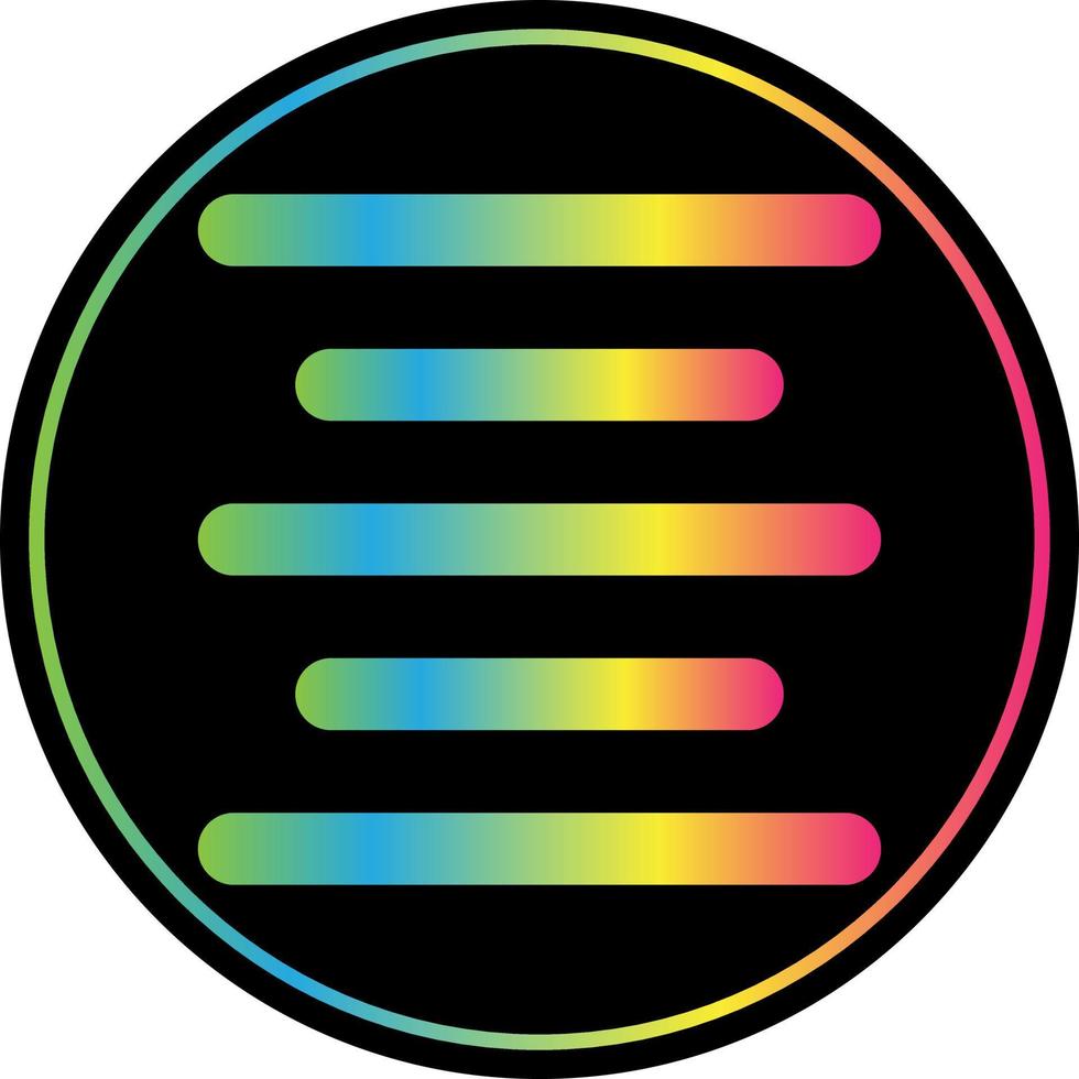 Align Vector Icon Design