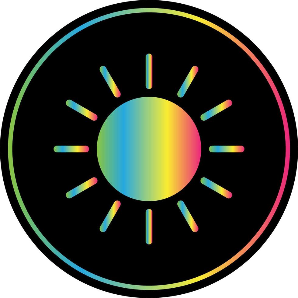 Sun Vector Icon Design