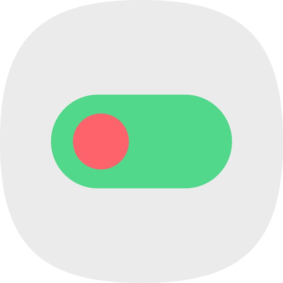 Toggle Left Vector Icon Design