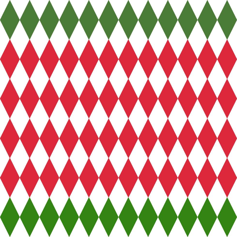 Argyle pattern seamless , red green  Neutral geometric stitching vector graphic for gift paper, socks, sweaters, jumpers, or any other New Year's paper design. christmas