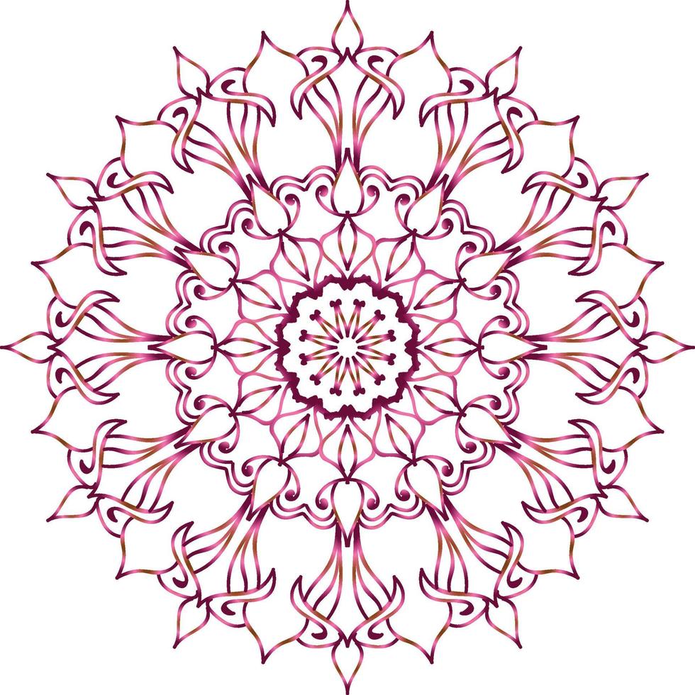 Luxury mandala design invitation template vector