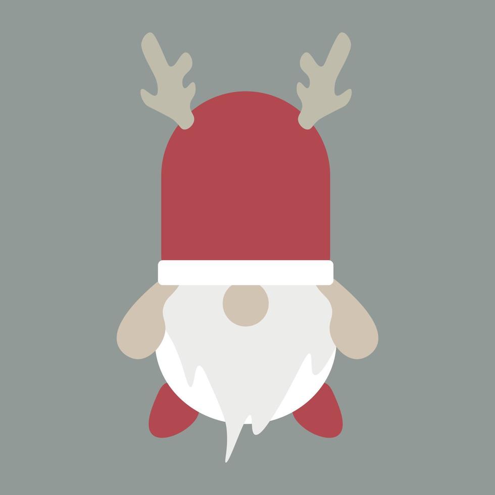 Little cute Santa design. Christmas decorations vector