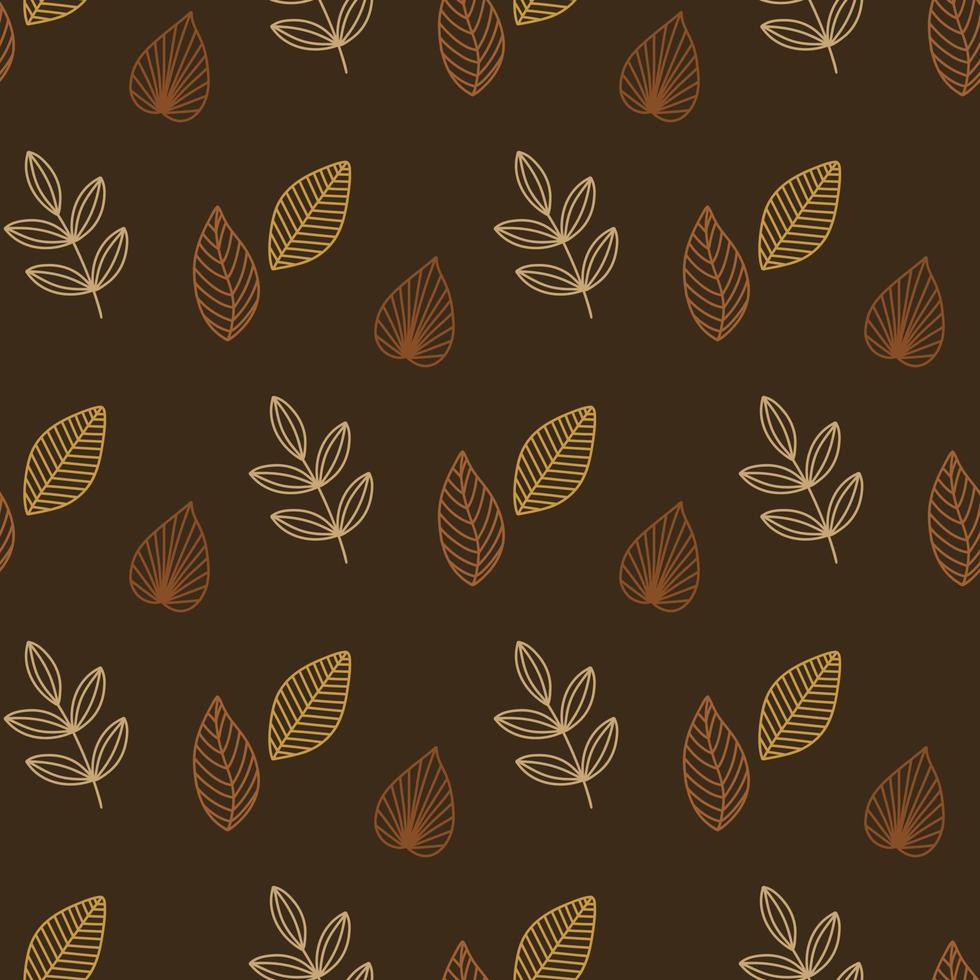 Seamless pattern of natural houseplant. Green cartoon natural background. For textile, fabric, postcard, poster vector