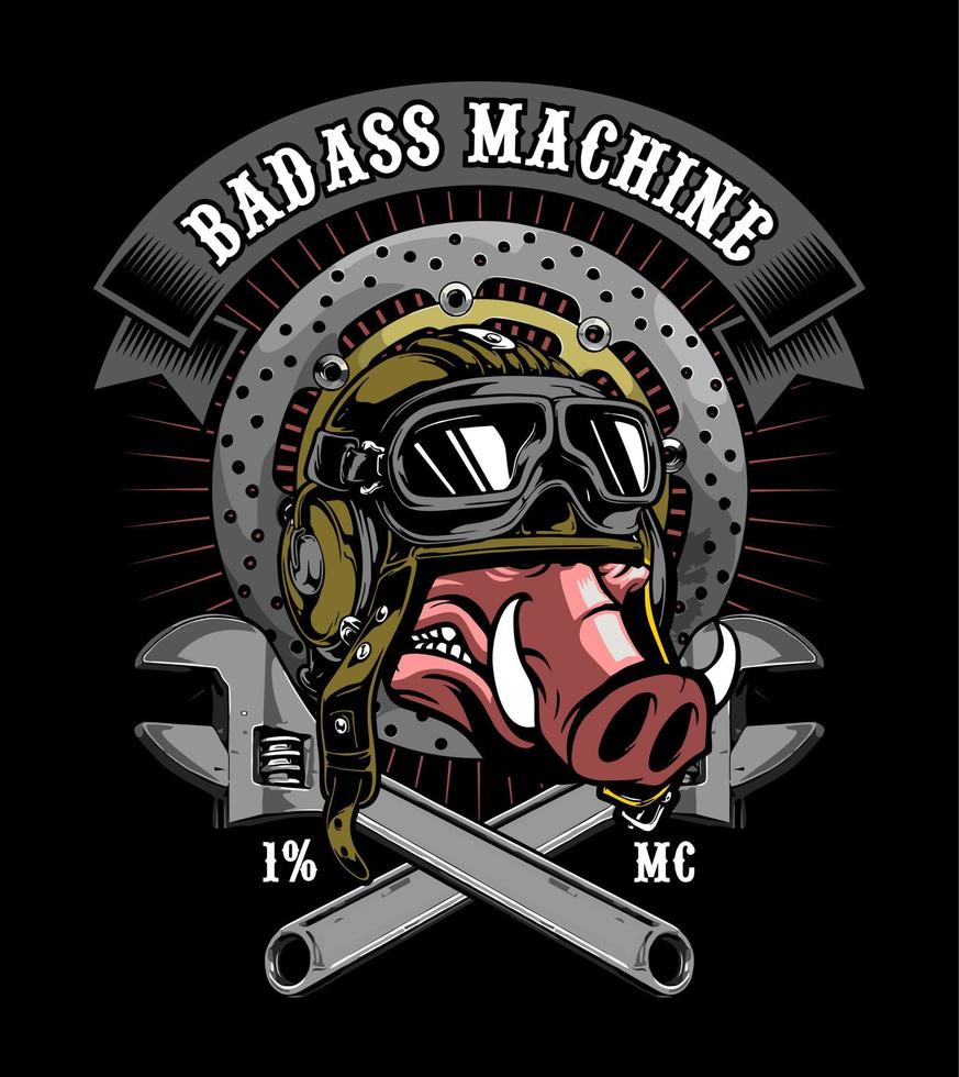 biker vector template for graphic design