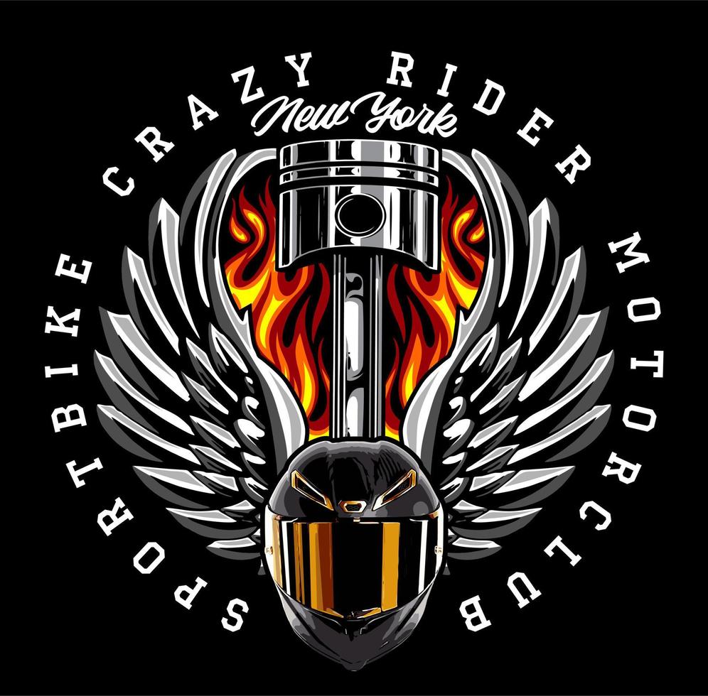 biker vector template