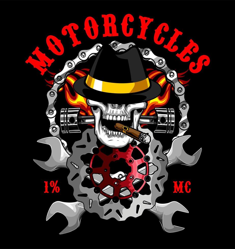 biker vector template for graphic design