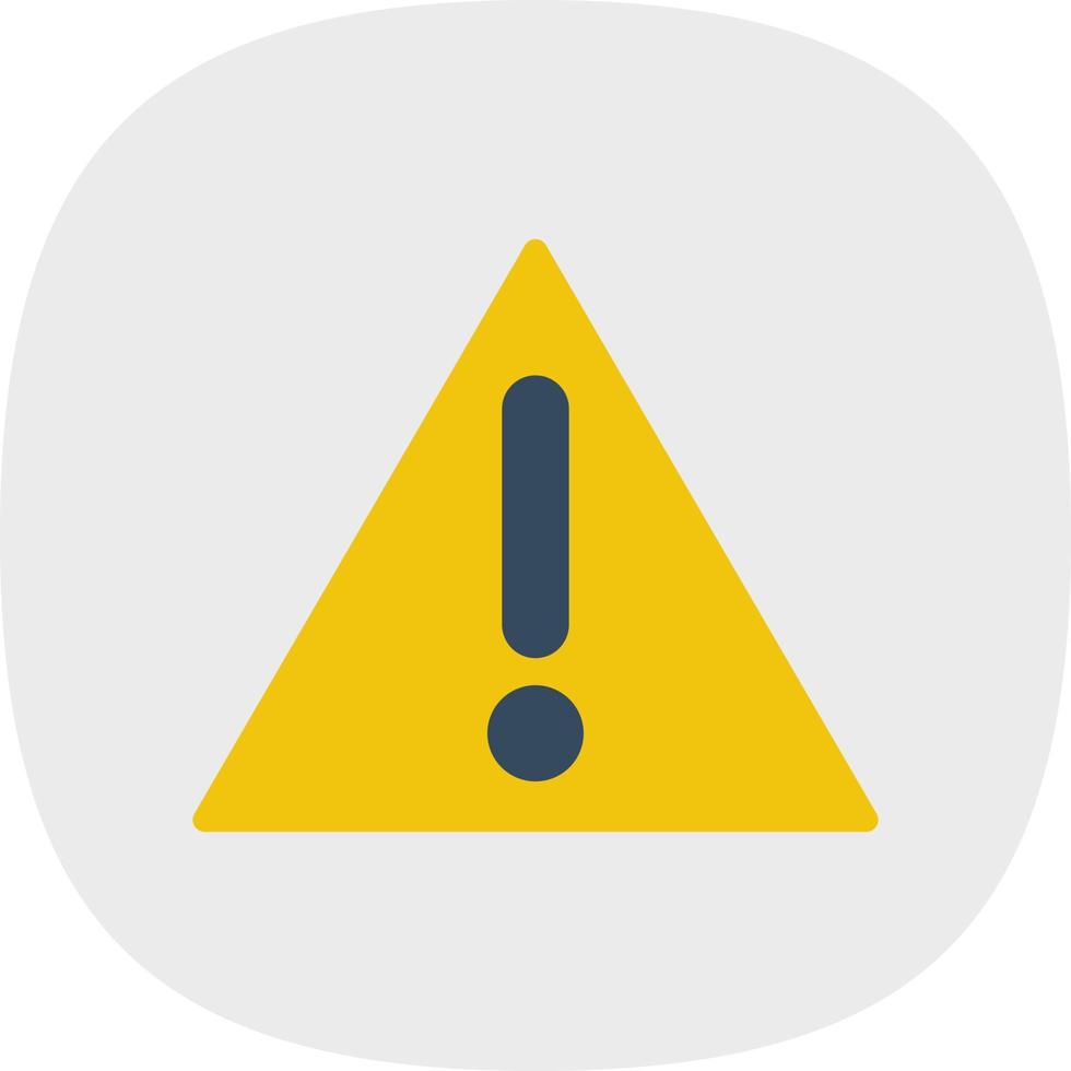 Alert Vector Icon Design
