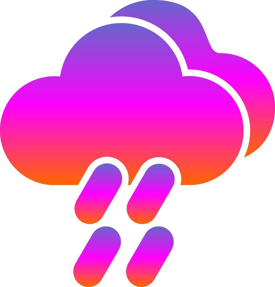 Drizzle Vector Icon Design