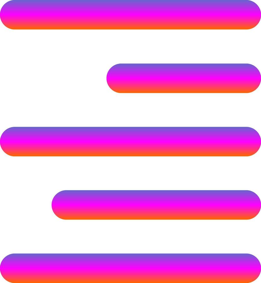Align Vector Icon Design