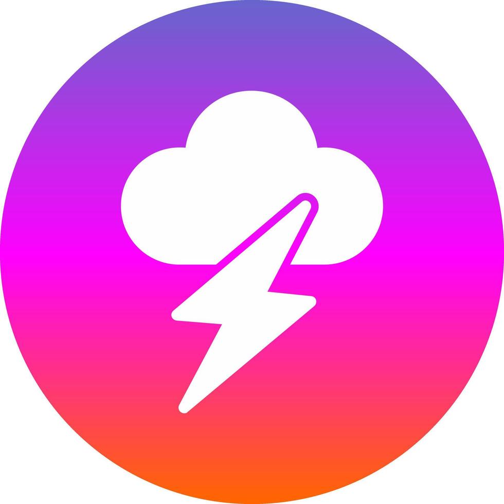 Lightning Vector Icon Design