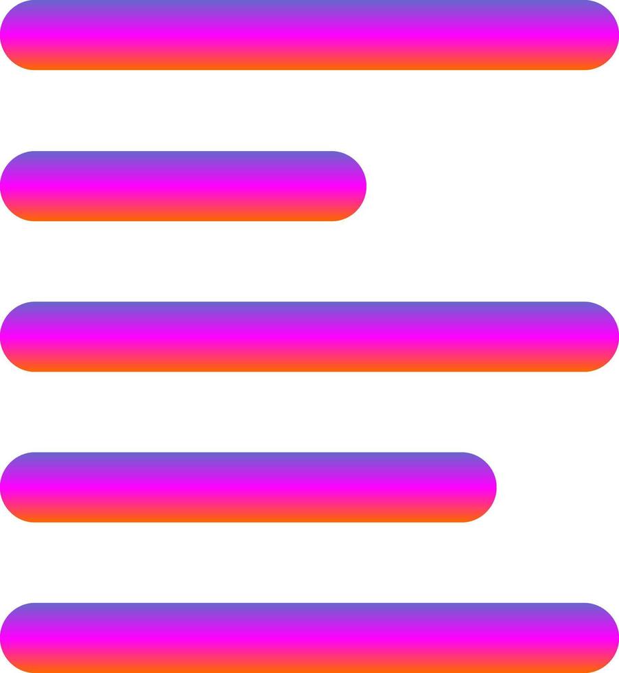 Align Vector Icon Design
