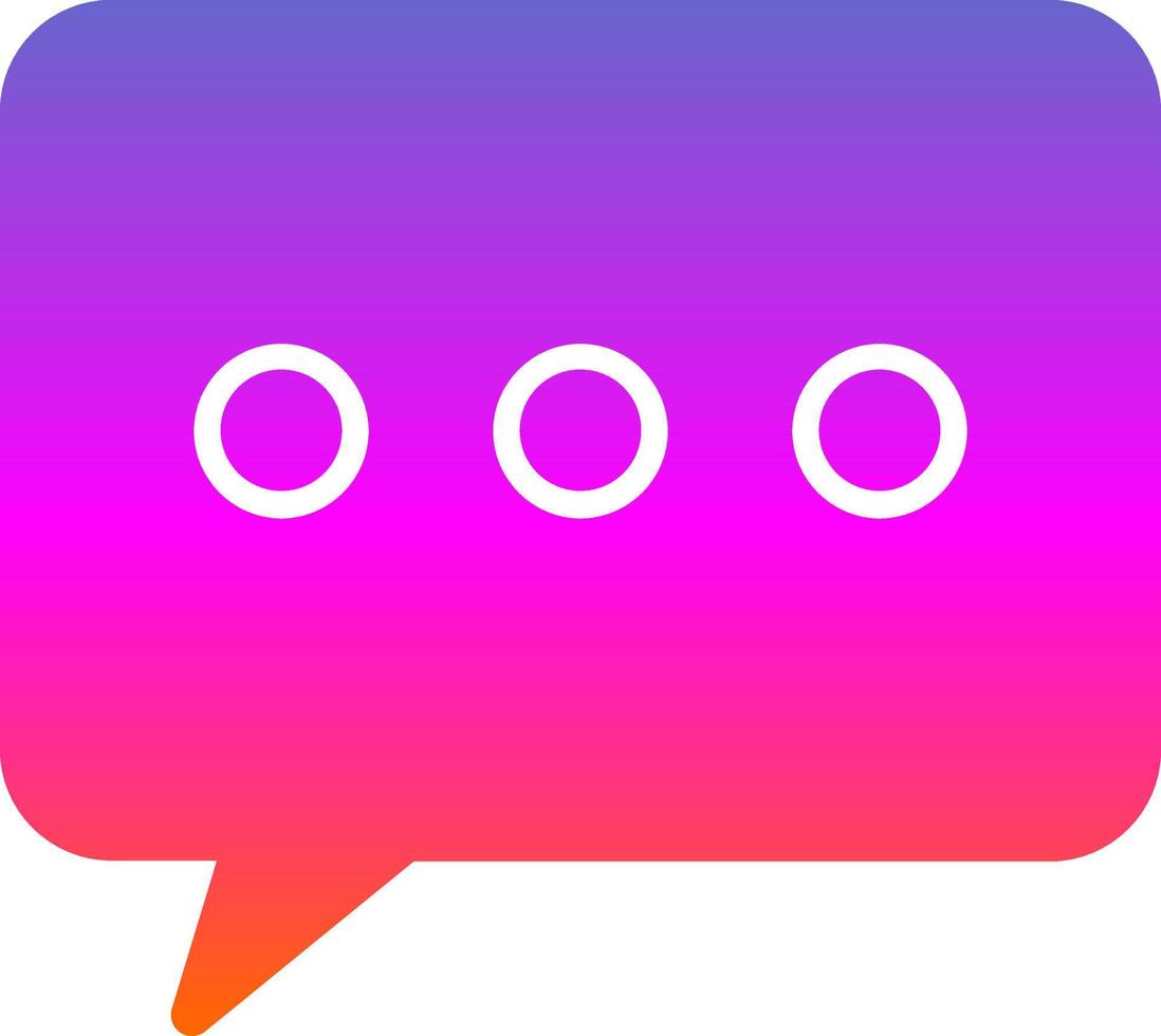 Message square Vector Icon Design