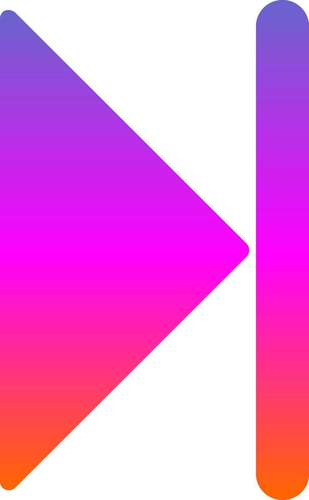 Skip Vector Icon Design
