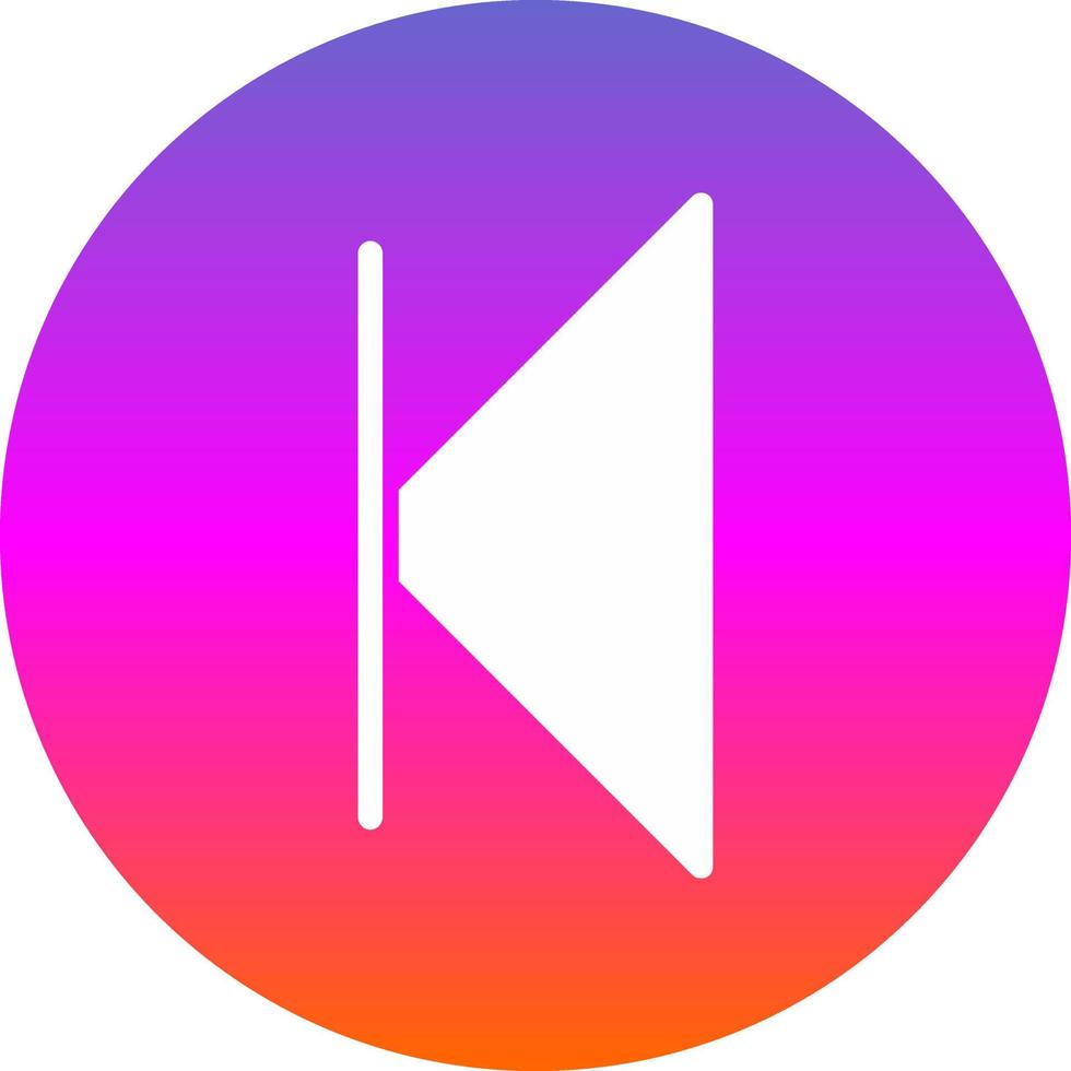 Skip Vector Icon Design