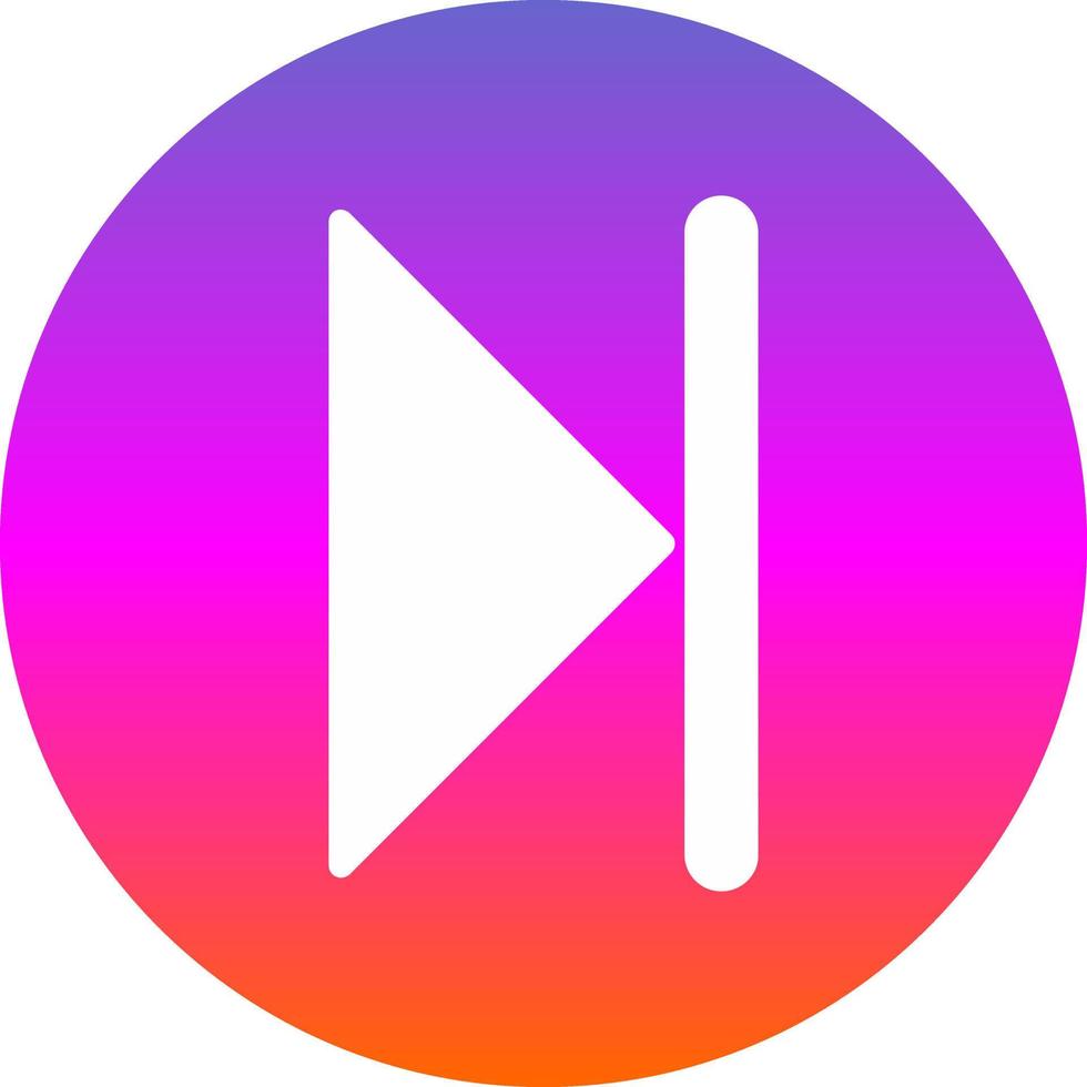Skip Vector Icon Design