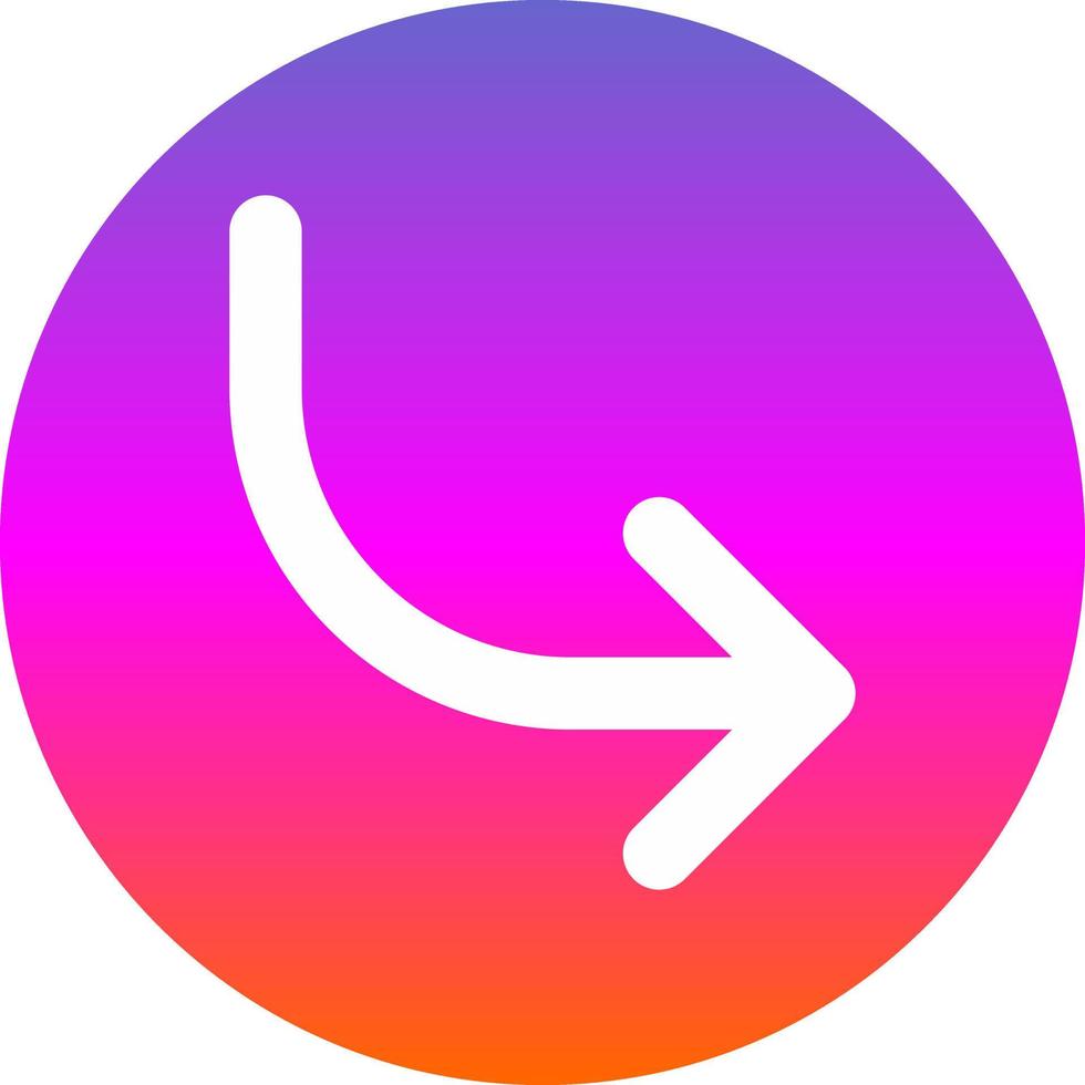 Right Vector Icon Design