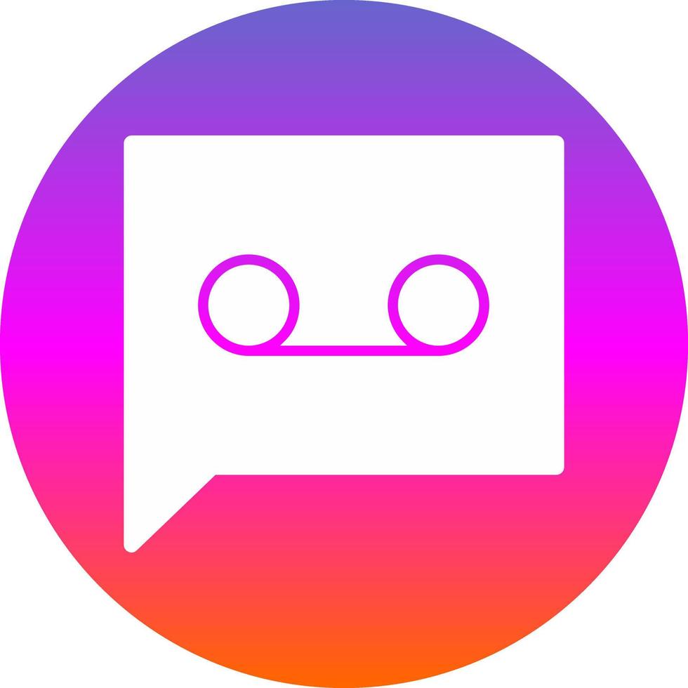 Voicemail Vector Icon Design