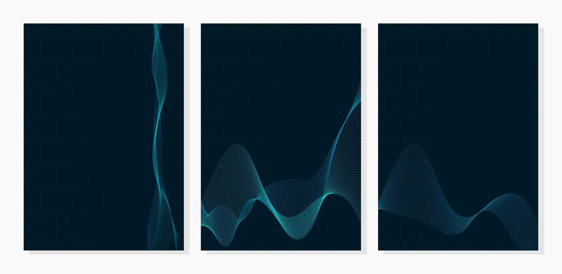 póster o cubierta de estructura de partículas abstractas. concepto científico o médico. estructuras moleculares o ilustración vectorial de ingeniería química vector