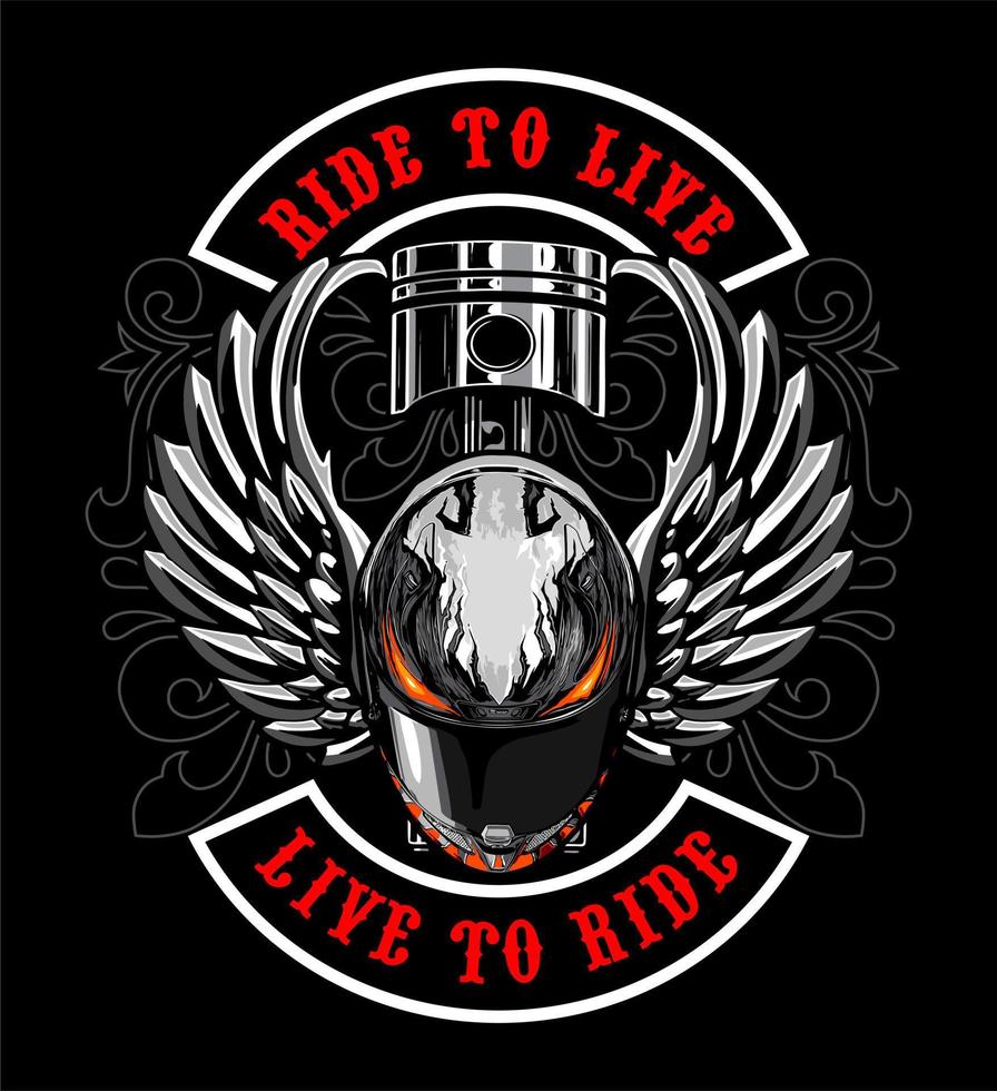 biker vector template for graphic design