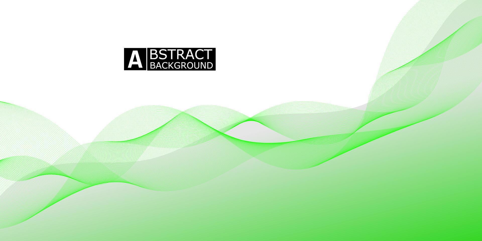 abstract wave background with a simple but modern blend of green color, eps vector file, still editable.