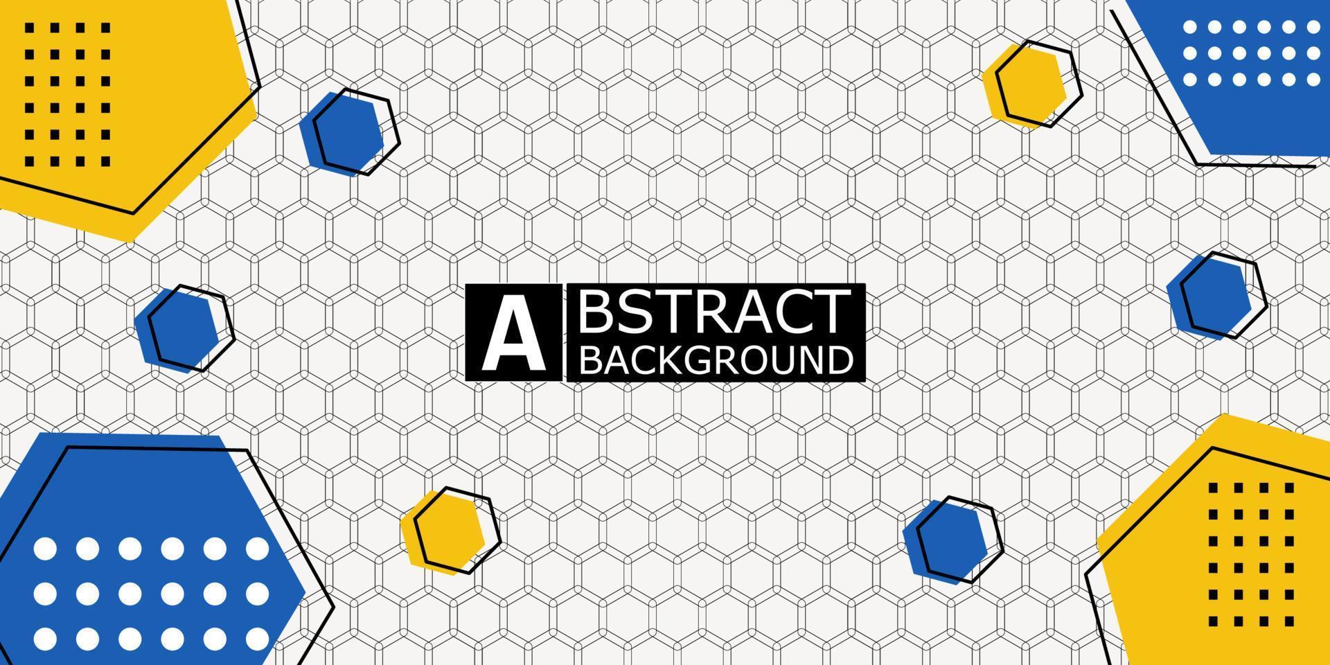 abstract hexagon background with a simple but modern color blend, eps vector file, still editable.