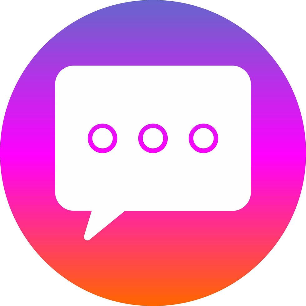 Message square Vector Icon Design