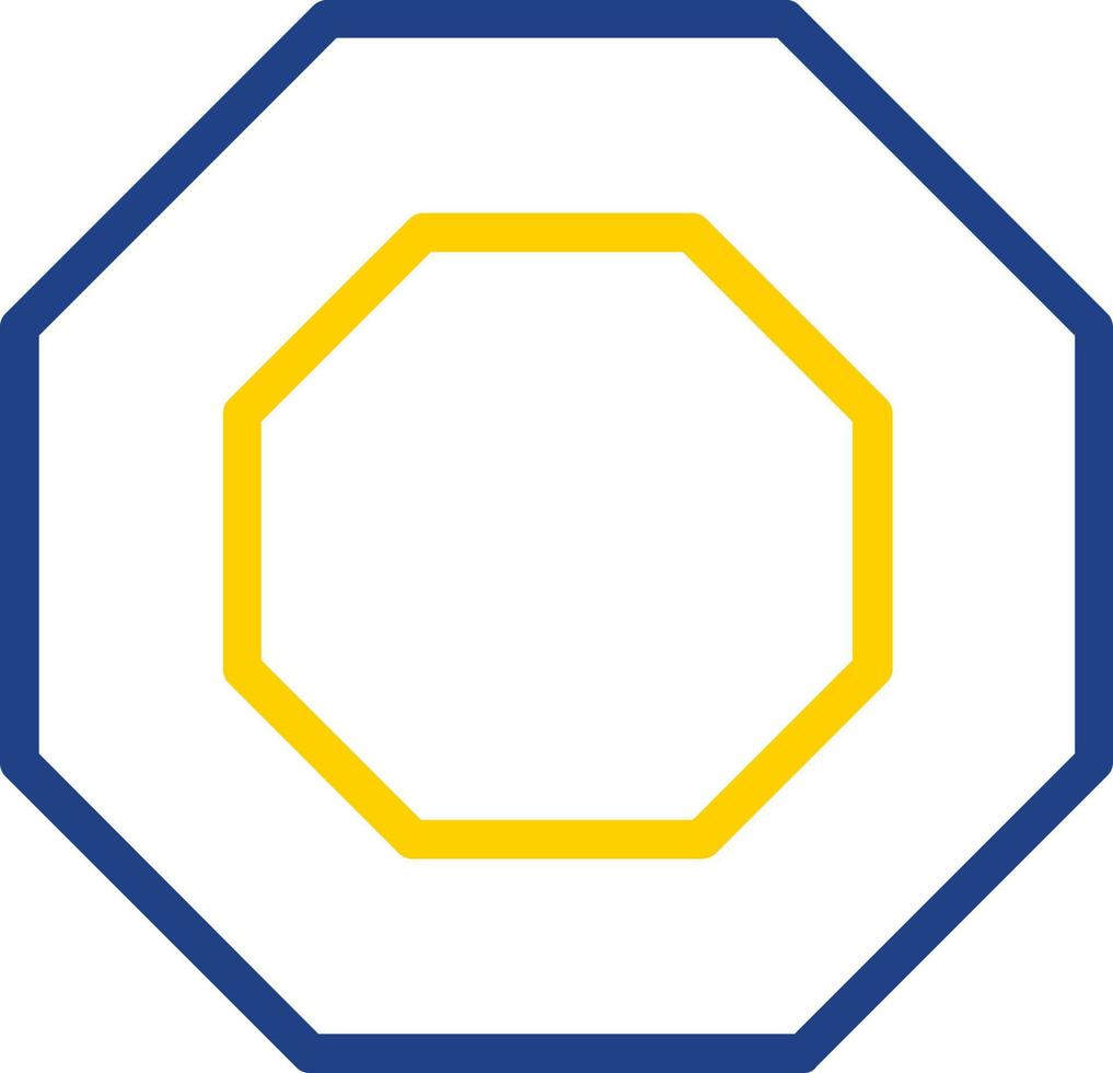 Octagon Vector Icon Design
