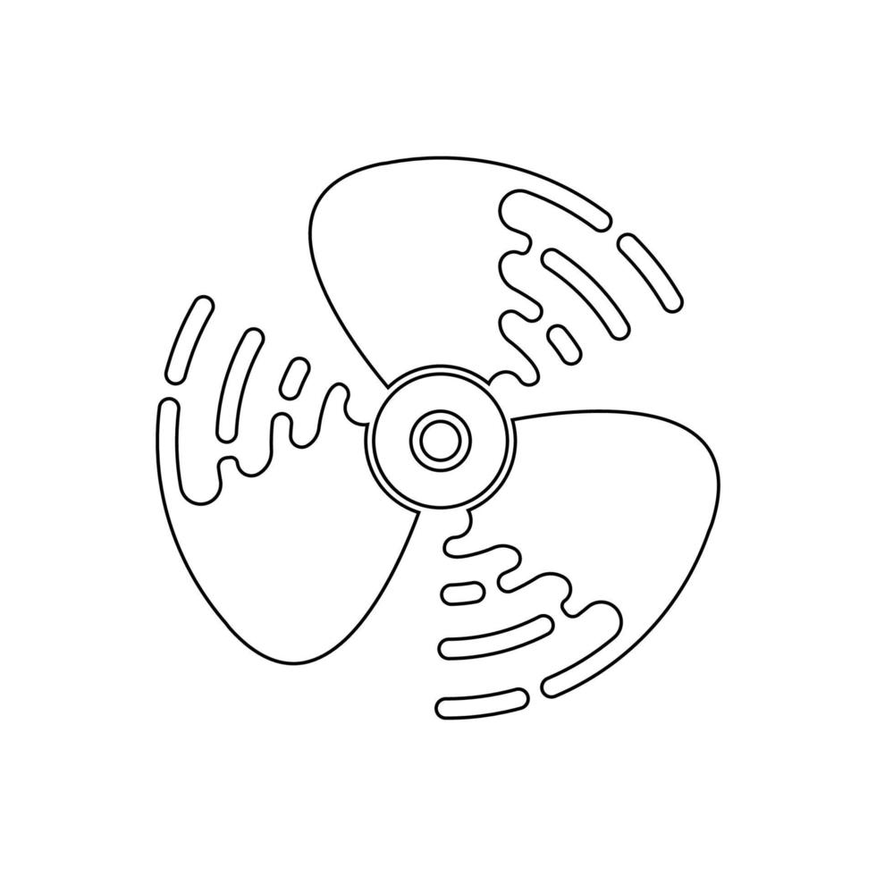 wind fan logo vektor vector