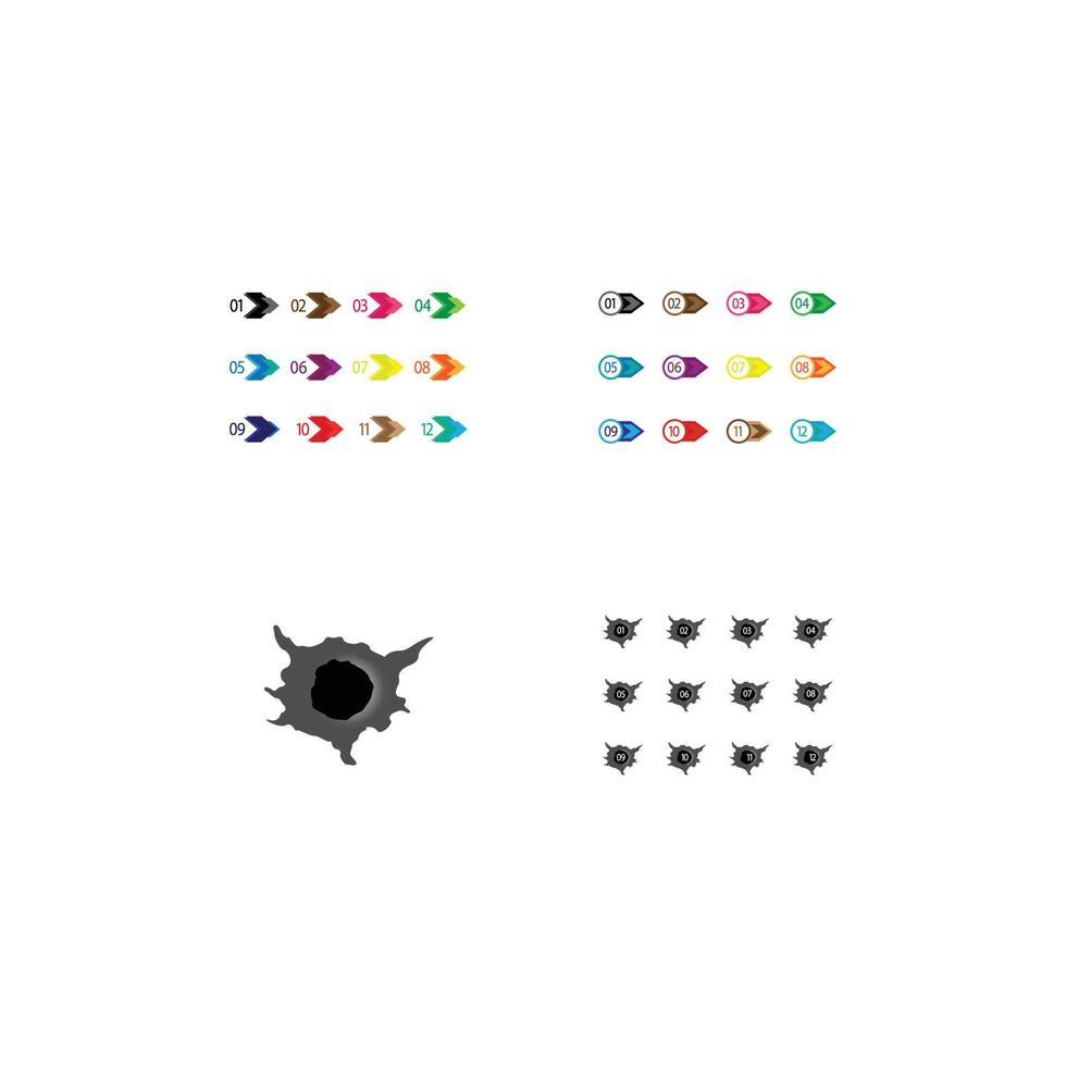 bullet point vektor logo vector