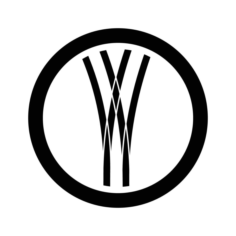 black rail logo 15325089 Vector Art at Vecteezy